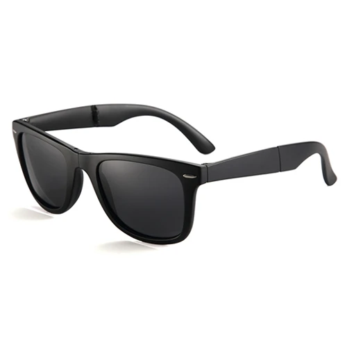 C2 Matte Black Smoke POLARKING Бренд Дизайнер Поляризованные Складные Мужские Солнцезащитные Очки Для Путешествий óculos de sol мужские Вождения Солнцезащитные Очки Оттенки Очки - Цвет линз: C2 Matte Black Smoke