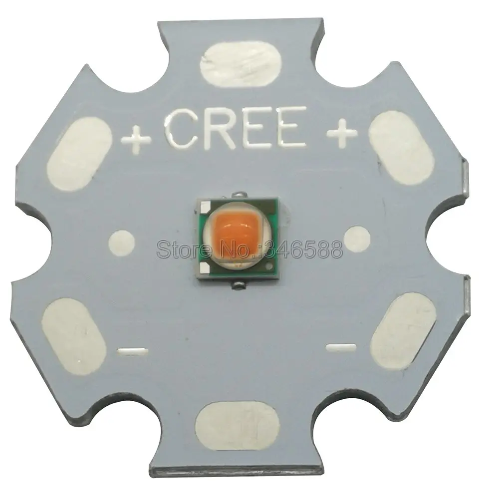 10 шт. 3535 3 Вт 380nm 840nm полный спектр высокая мощность светодиодная лампа для роста