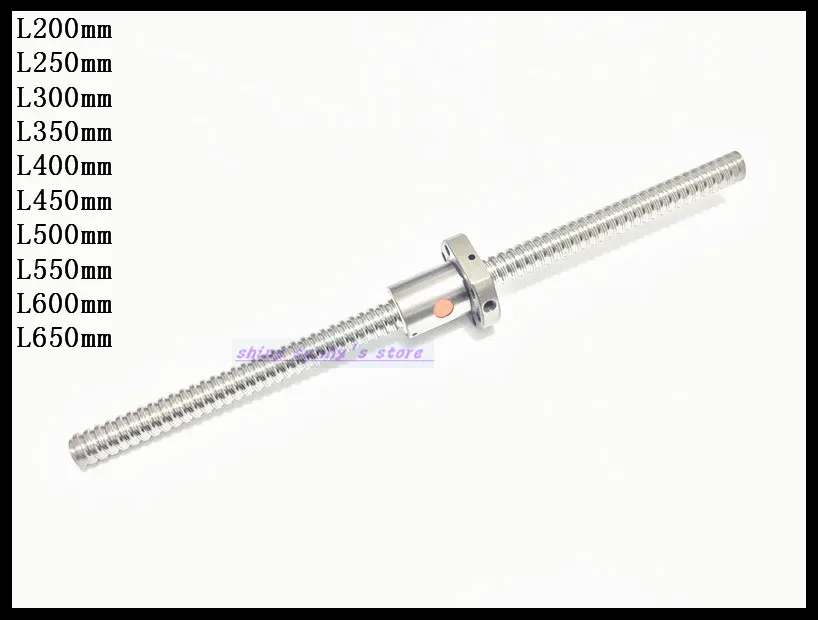 1 шт. шариковый винт SFU1605 RM1605 1605 l200мм рулонный с одинарной фланцевой шаровой
