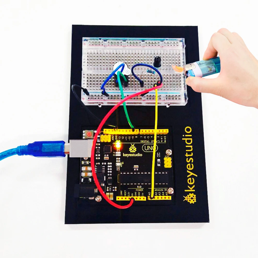 Keyestudio конечный стартер комплект/робот автомобильный комплект для Arduino маленький изобретатель(нулевой обучения робот ардуино