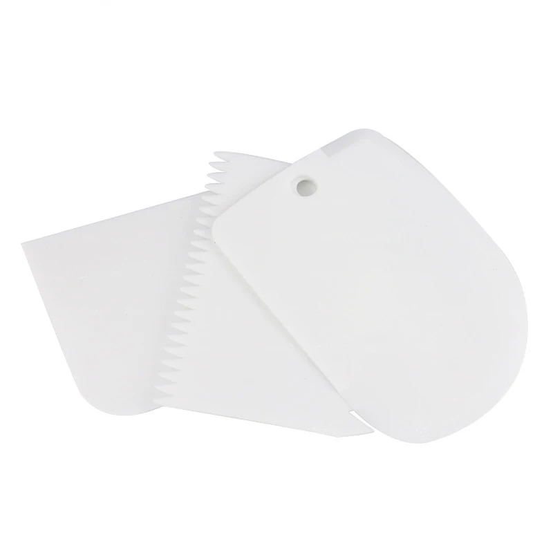 Пластиковый скребок для торта 3 шт./компл. многофункциональное лезвие инструмент