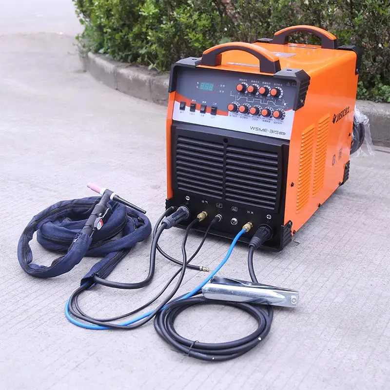 AC380V цифровой WSME-315 TIG315P ACDC импульсный Tig сварочный аппарат алюминиевая Сварка