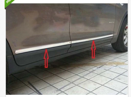 

Chrome Body door Side Molding cover trim for BMW X3 F25 2011 2012 2013