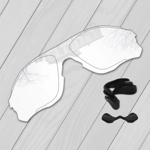 HD Clear-Nose pads E.O.S поляризованные улучшенные Сменные линзы для солнцезащитных очков Oakley EVZero Path-несколько вариантов - Цвет линз: HD Clear-Nose pads