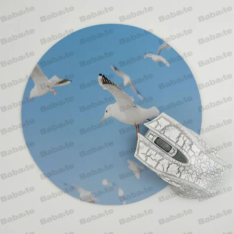 Игровые коврики Babaite Seagull для геймеров Размер 20x20 см версия скорости круглые |