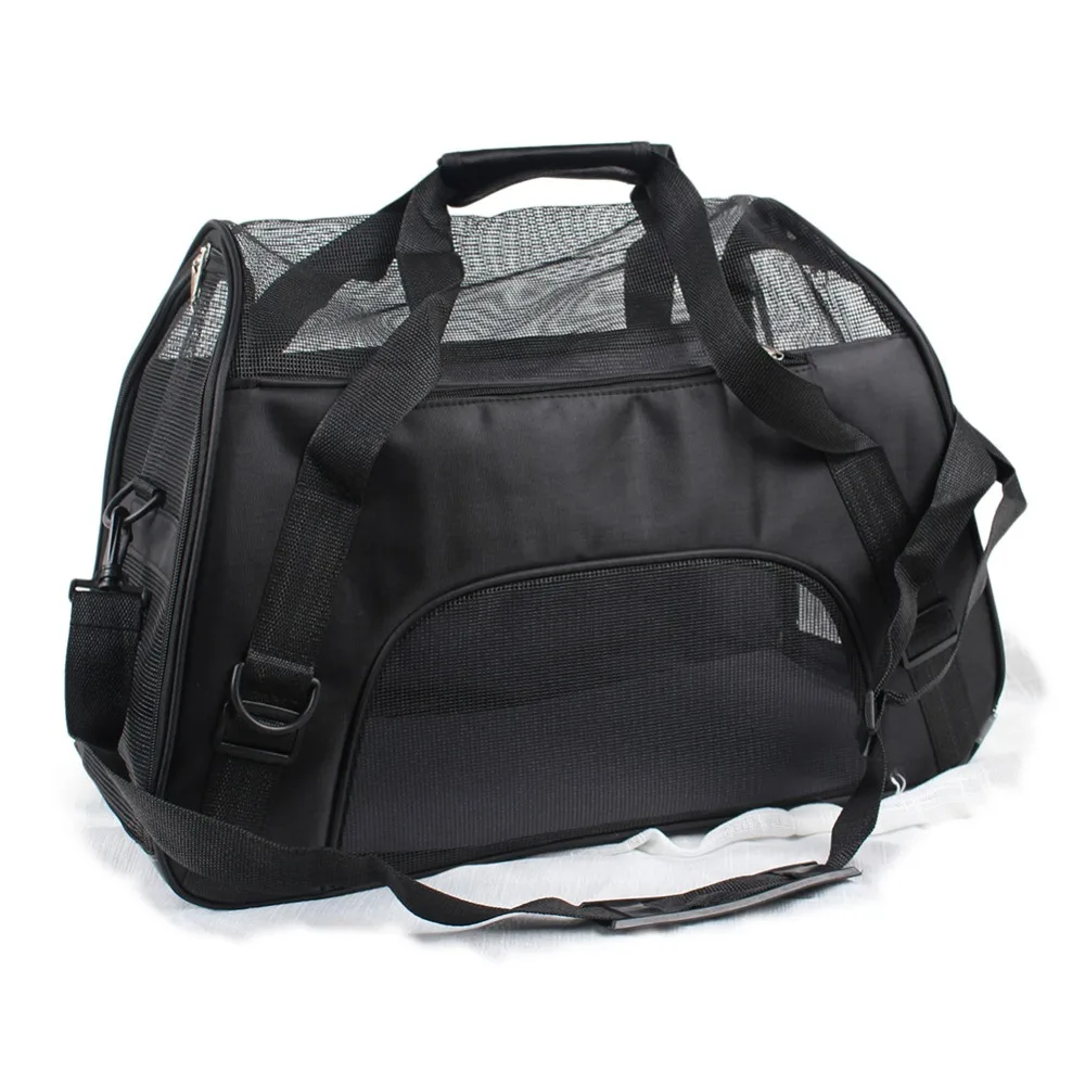 Сумки для кошек нейлоновая сетчатая воздухопроницаемая сумка с ремешком