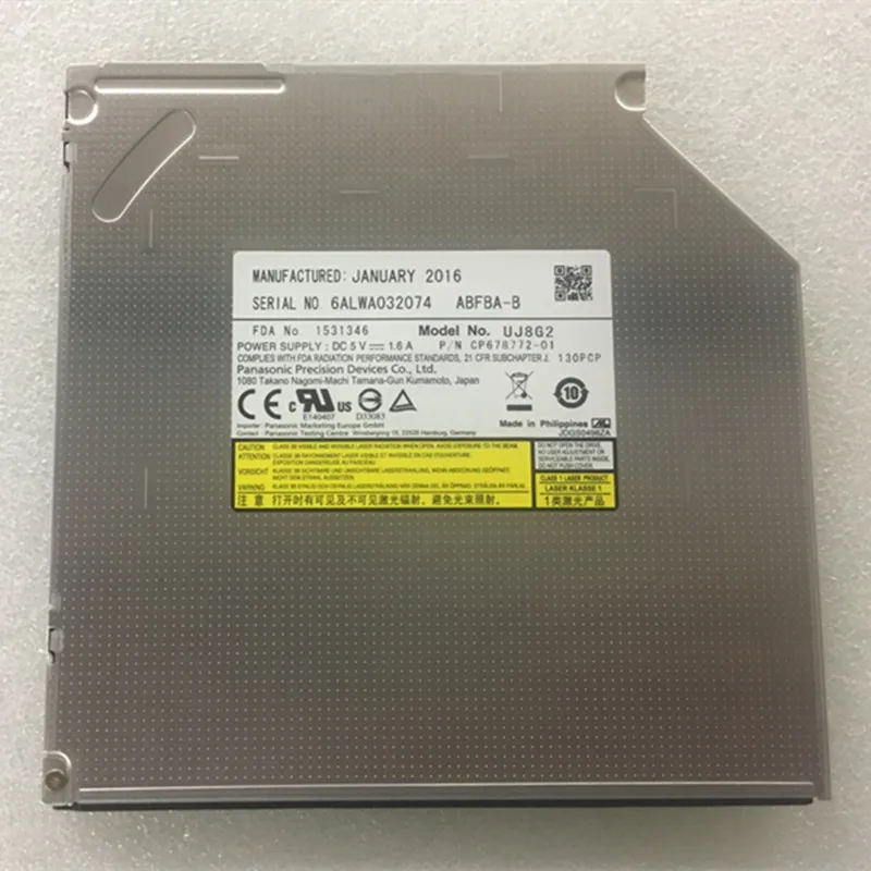 Новый оригинальный DVD DVDRW привод SATA 9,5 мм UJ8A2 UJ8B2 UJ8C2 UJ8DB UJ8E2 UJ8HC UJ8FB UJ8G2 общий супер тонкий мульти DVD-проигрыватель