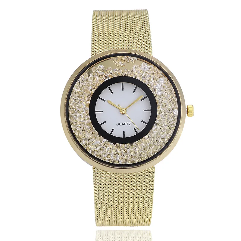 Женские наручные часы креативные стильные модные унисекс из нержавеющей стали