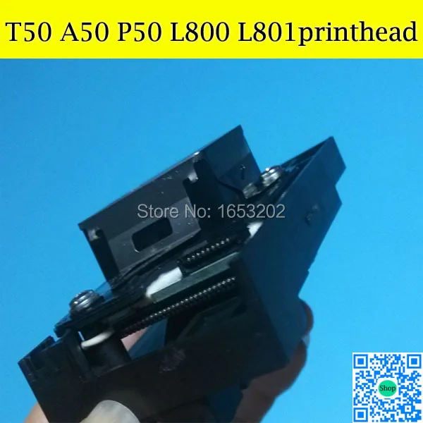 1 шт. 100% первоначально печатающая головка Печатающая для EPSON T50 P50 A50 L800 L801 L850 R690 R285
