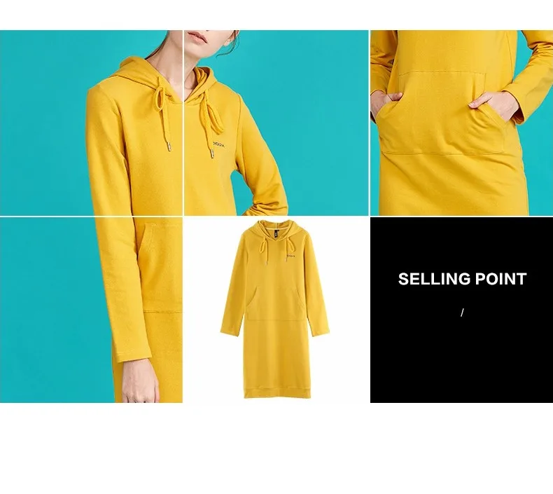 Toyouth New Autumn Long Sweater Dresses for Women Long Sleeve Pokects Maxi Ladies Dress Cotton H-Line Solid Vestidos Mujer