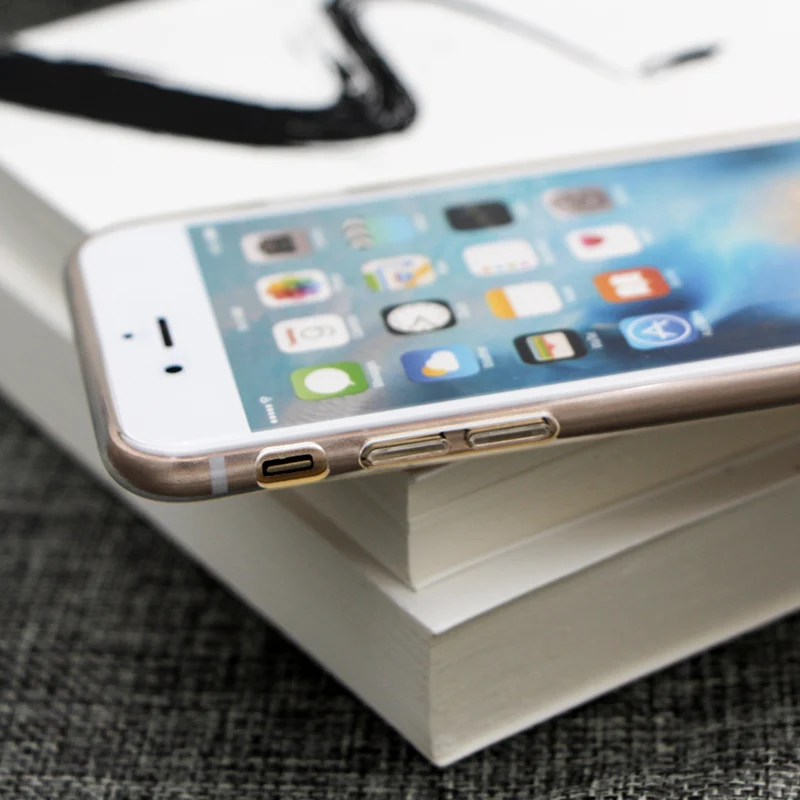 Ультратонкий Прозрачный мягкий силиконовый чехол из ТПУ для iPhone 6 4 7 дюймов|case for