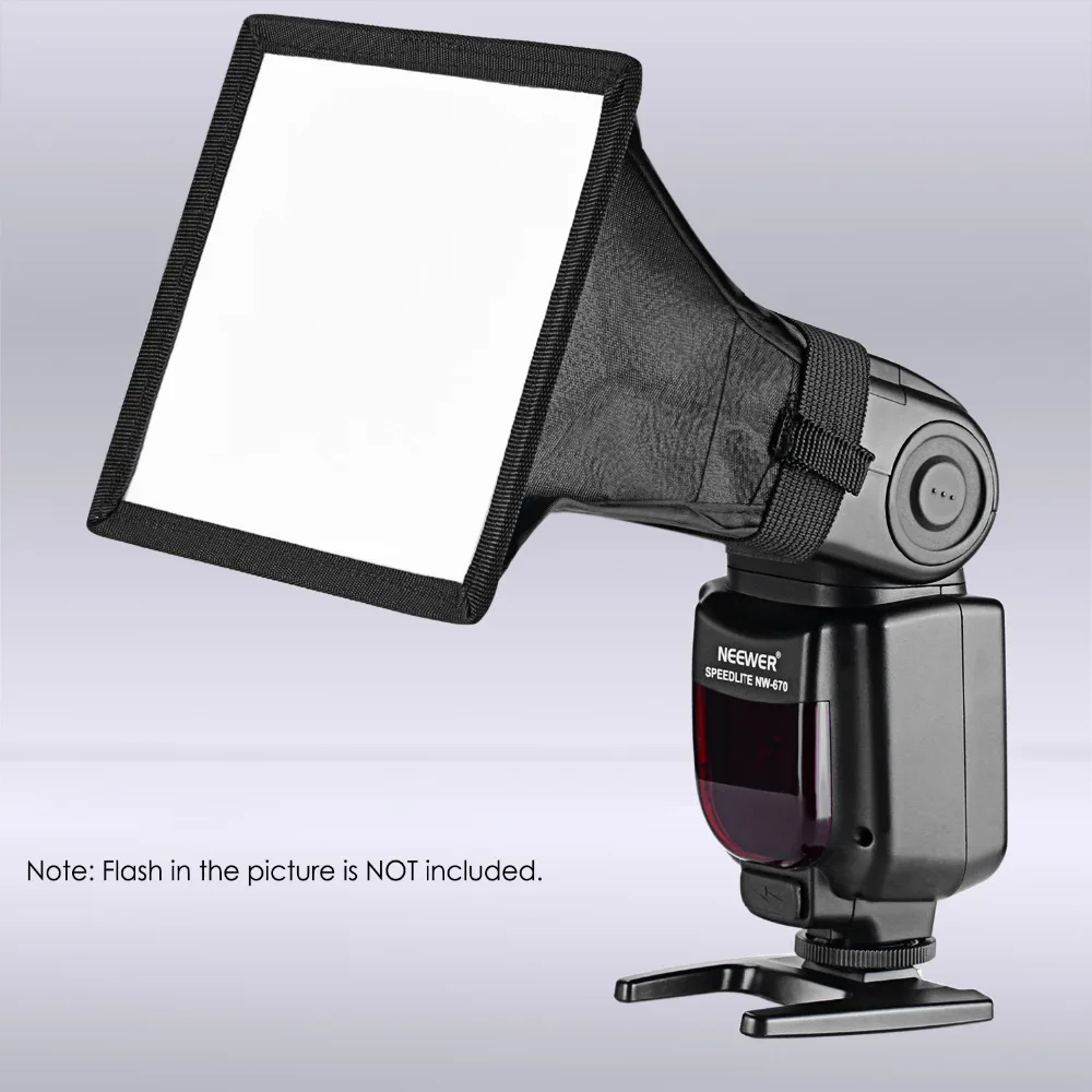 Софтбокс Neewer 6х5 дюймов/15х13 см рассеиватель фонарика Speedlite для Canon 580EX II 600EX-RT/YongNuo