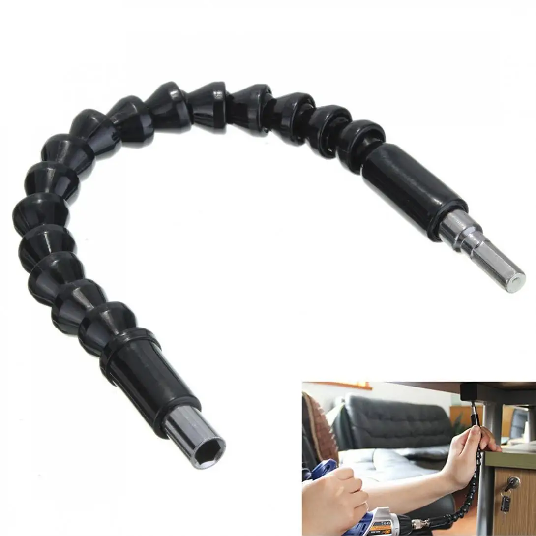 

1pc 295mm Flexible Shaft Bit Extention Screwdriver Drill Bit Holder Connect Link for Electronic Drill