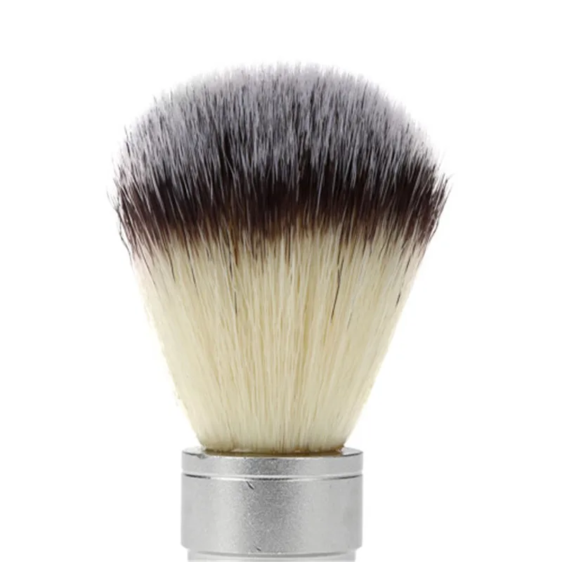 Men's Silvertip Badger hair Shaving Brush Stainless Metal Handle Barber Tool B@ | Красота и здоровье