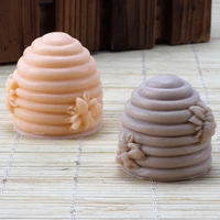 silicone soap mold honeybee shaped natural handmade craft resin mould wedding decoration tool