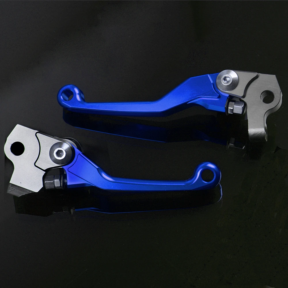 Синие рычаги поворотного тормоза CNC для Yamaha YZ 125 250 250F 426F 450F YZ80 YZ85 YZ250 YZ125 YZ250F 2015 2016 2017