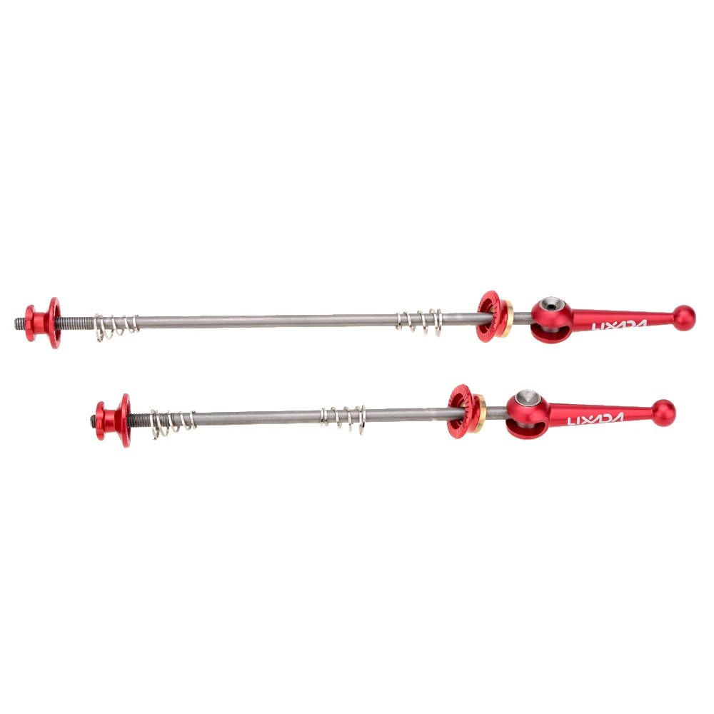 2Pcs Lixada Ultralight Quick Release Titanium Skewers for MTB Road Bike | Спорт и развлечения