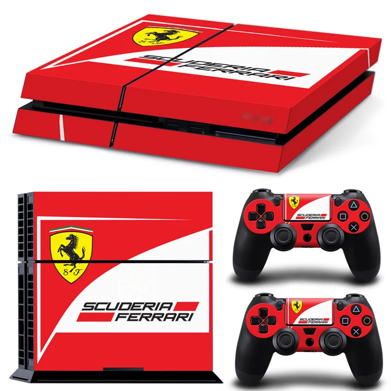 New Play Station 4 игры кулон со стрелками скины наклейки на геймпад с Кепки Ferrari Стиль