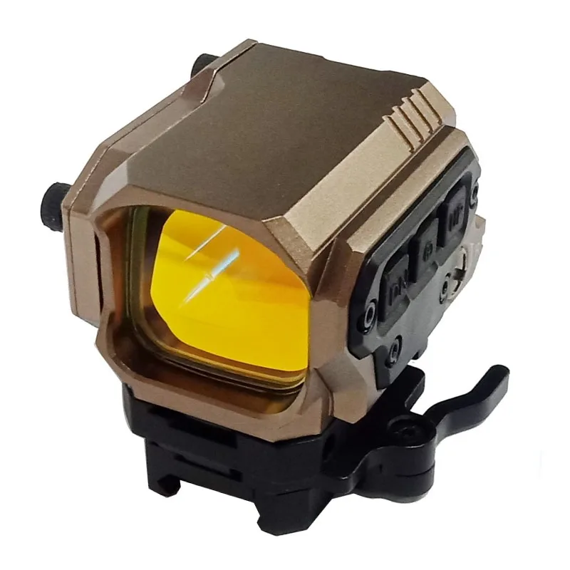 SAND SPINA оптика Охотничья винтовка прицел R1X рефлекс Красный точка зрения оптический прицел с ИК функцией для AR страйкбол винтовки - Цвет: SAND