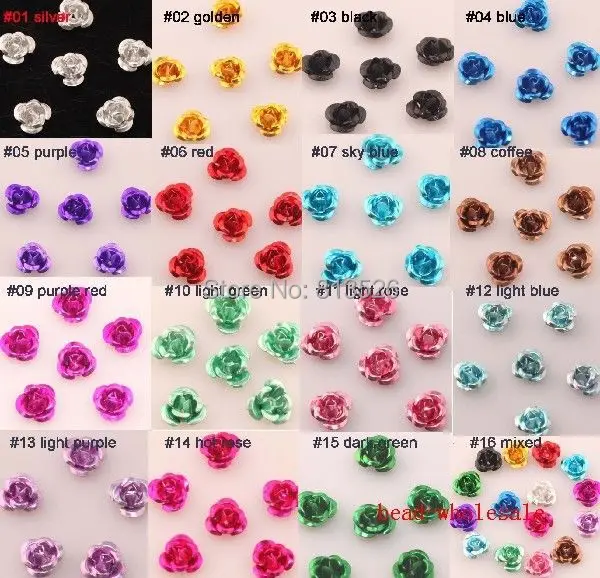 OMH оптовая продажа 100 шт. алюминиевые бусины разделители для изготовления