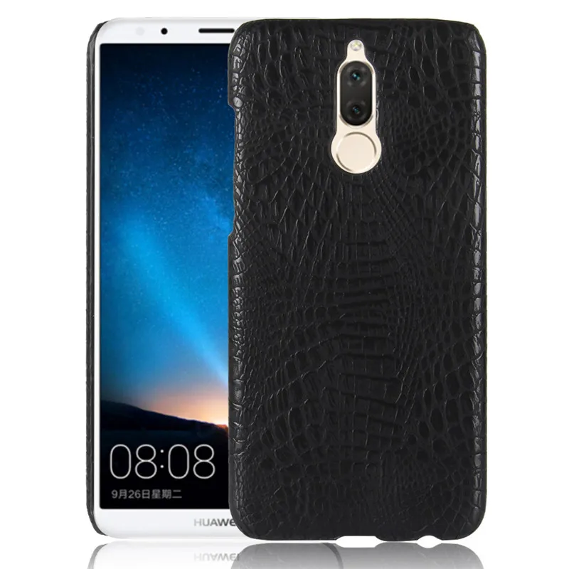 Nova 2i кожаный чехол для Huawei Mate 10 Lite Pro Чехол с крокодиловой змеиной задней крышкой 8