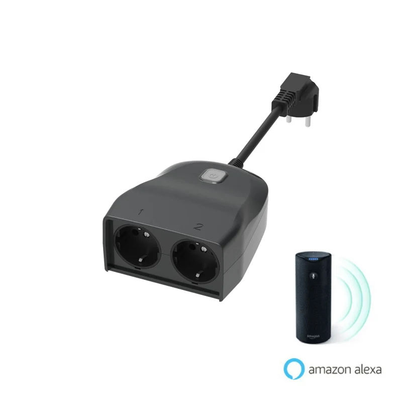Открытый WiFi розетка умная вилка домашняя Автоматизация WIFI переключатель 1 в 2 вне