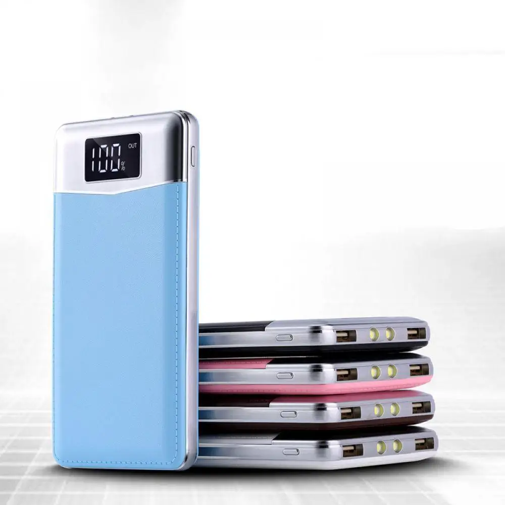 6000mah Power Bank External Battery Pack DualUSB Ports LCD Display Powerbank Portable Mobile Fast Charger for Phone | Мобильные