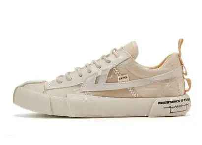 Beige Новинка; модная мужская обувь из Китая; парусиновая обувь; обувь для отдыха; спортивная обувь; женская обувь на плоской подошве - Color: Beige