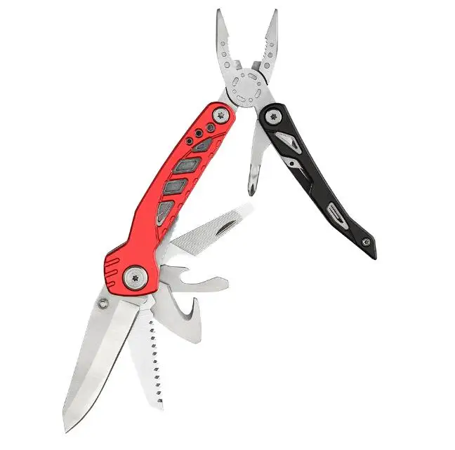Type 2 Multitool Pliers, Multi-Purpose Folding Knives Keychain Pliers for Outdoor Survival Camping Hiking Emergency Hand Tool - Цвет: Type 2