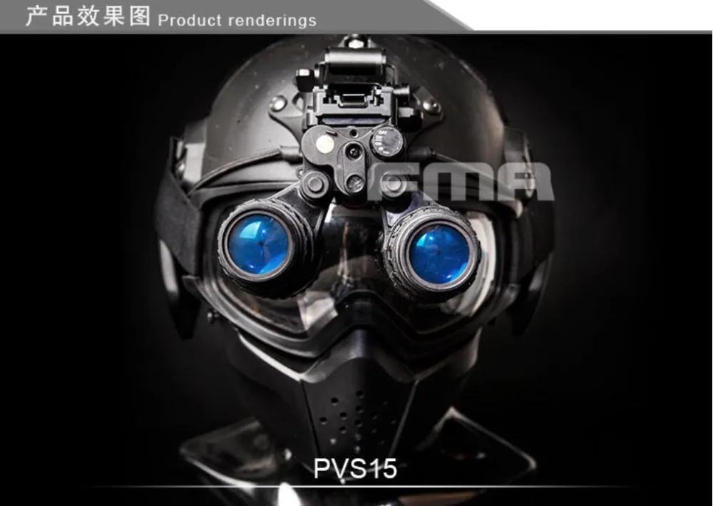 FMA Тактический шлем AN/PVS 15 с ночным видением модель манекена NVG TB1250|fma tactical|nvg dummyhelmet