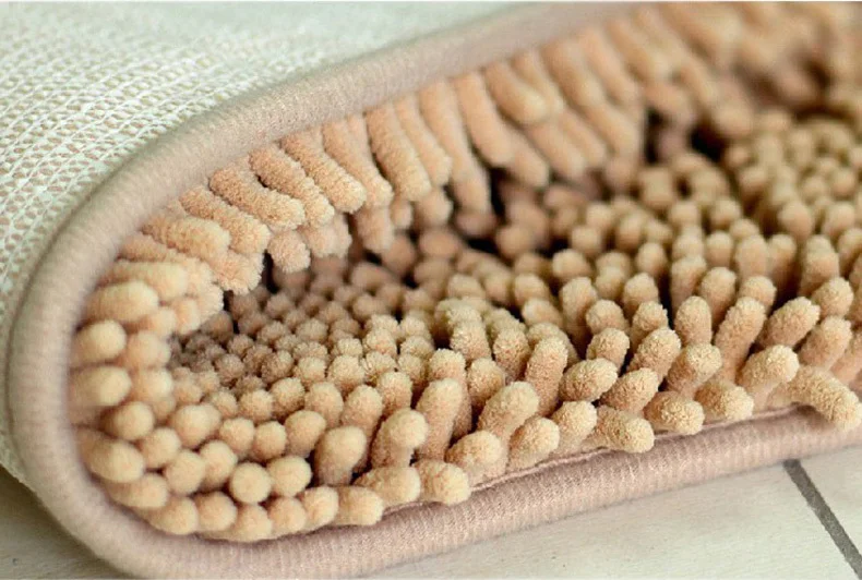 Главная украшения синели ковер для вытирания ног кухня ванная коврики ванной