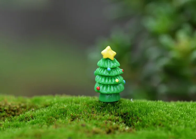 Медведь для рождественской елки украшение миниатюрная фигурка сказочный сад