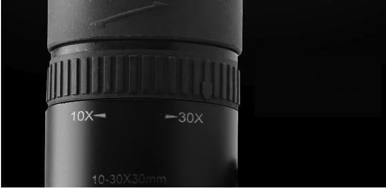 Бинокль 10-30x30 10x-30x увеличение BAK4 призма монокулярное Масштабирование Hd телескоп Универсальный монокулярный телескоп мини