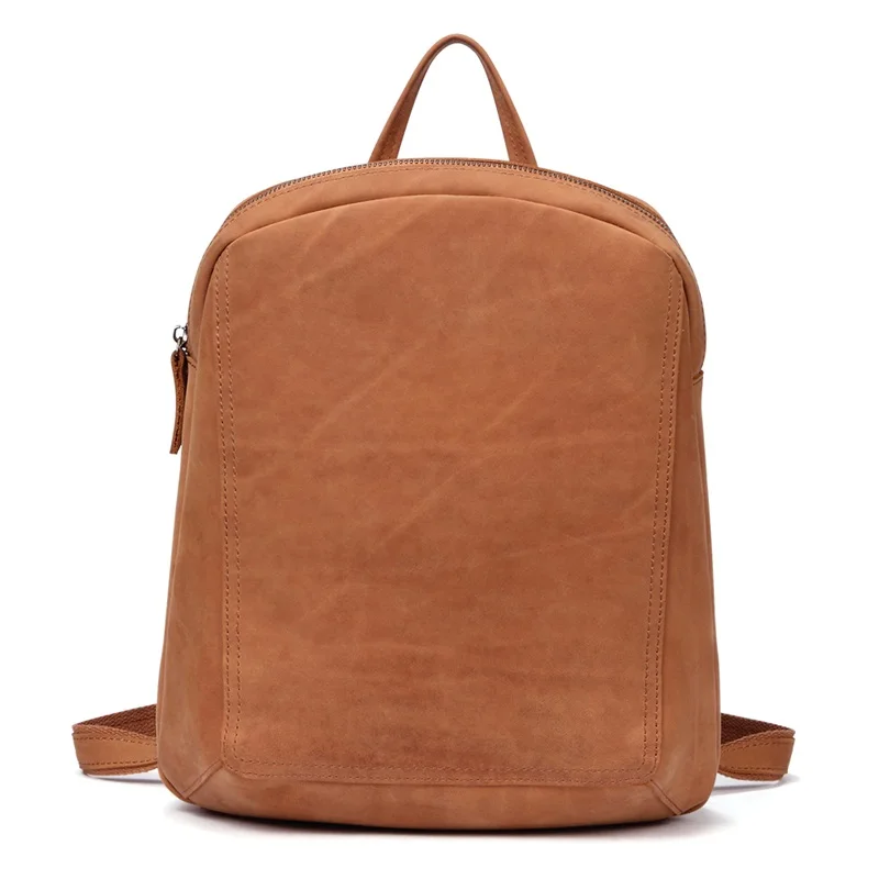 Женский рюкзак для отдыха в стиле ретро 100% натуральная кожа женская сумка на
