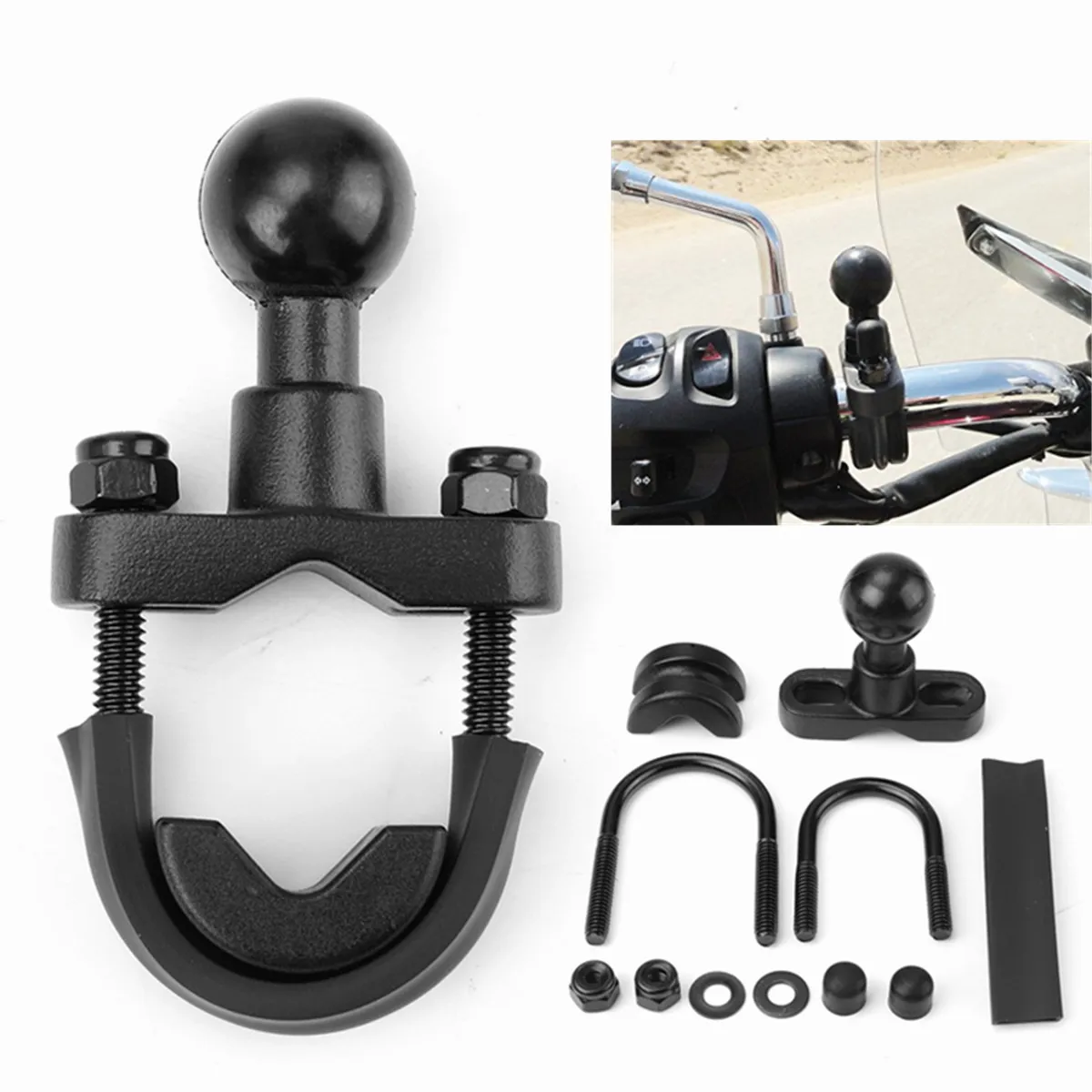 Мотоциклетный держатель с 1 дюймовым шариковым креплением для Garmin Zumo 450 550 серия GPS