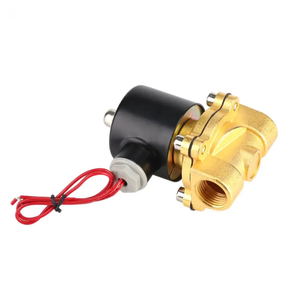

220V DN15 1/2'' Electric Normal Closed Valve Electromagnetic Valve for Water Oil Air Gas Accessories