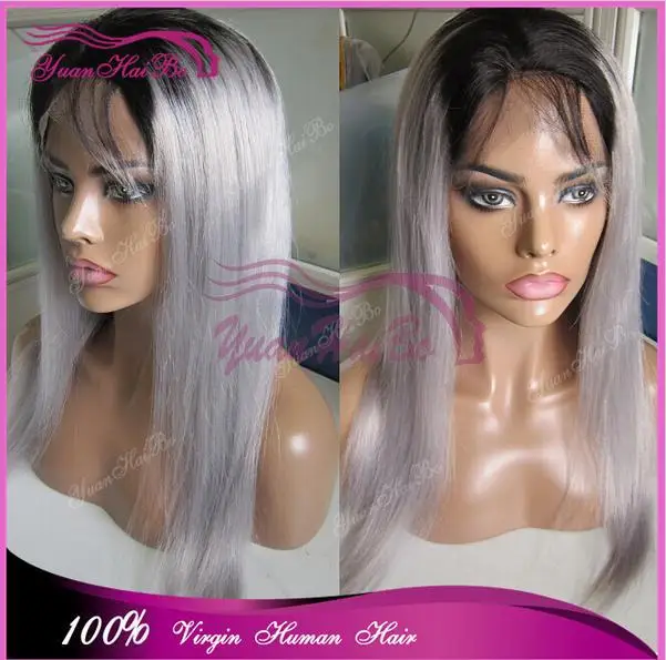 Мода Класс 8а качество седые волосы девственницы бразильские шелковистой прямо