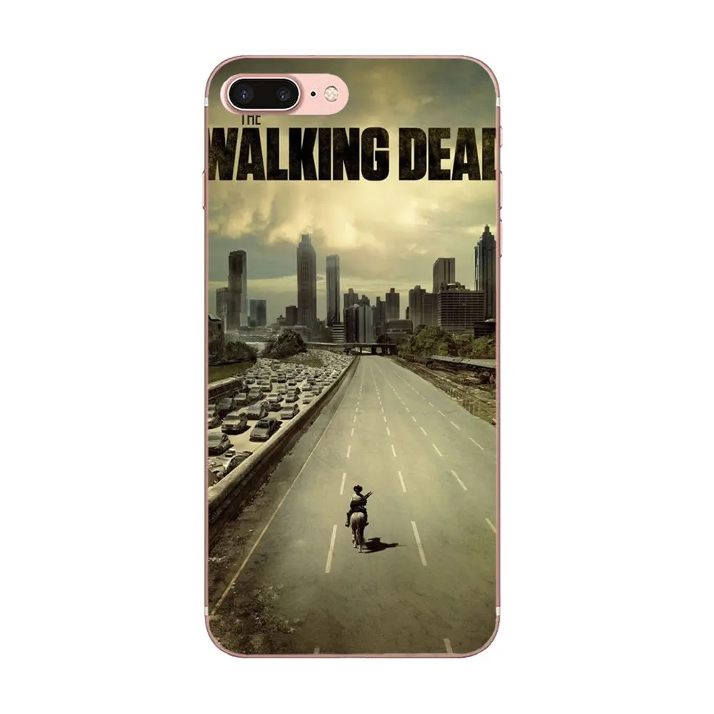 Мягкий мобильный телефон для Sony Xperia Z Z1 Z2 Z3 Z4 Z5 compact Mini M2 M4 M5 T3 E3 E5 XA XA1 XZ Premium The Walking Dead
