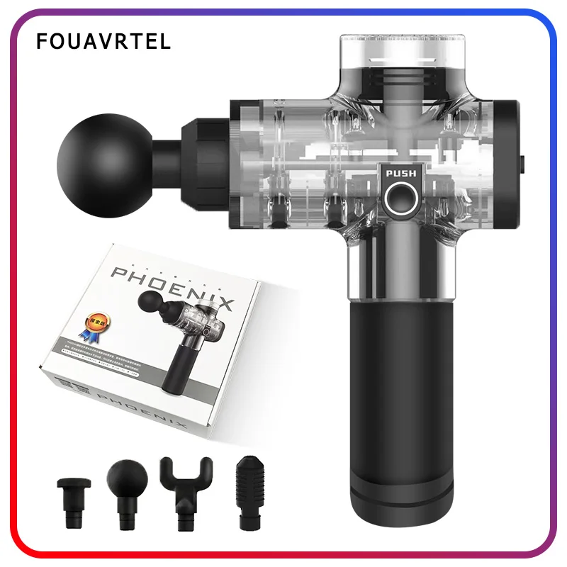 FOUAVRTEL 2019 новейший мышечный расслабляющий пистолет для тела Массажный 2 вида