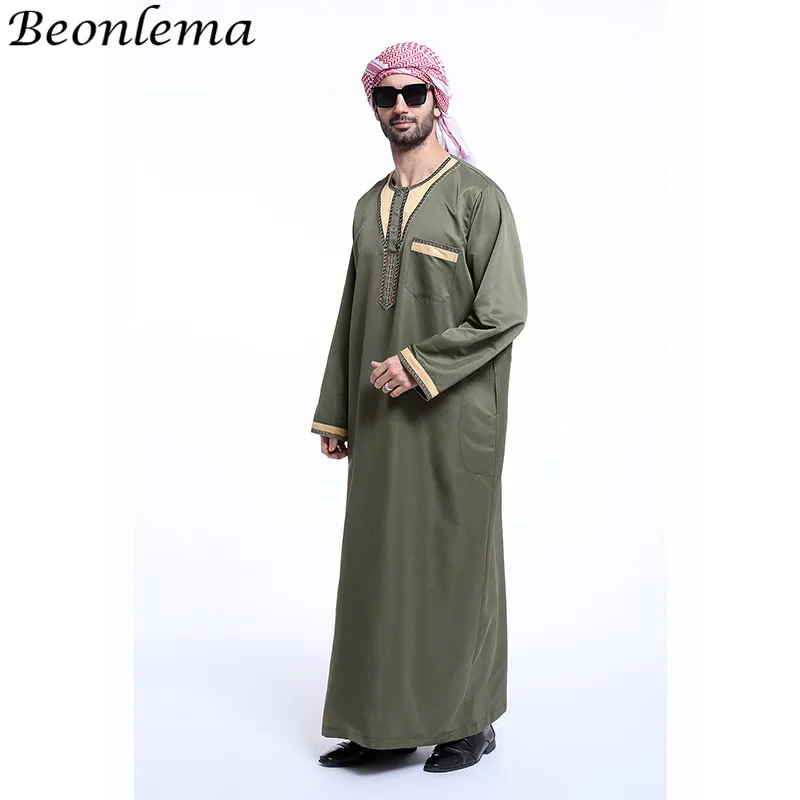 Beonlema Hijab платье для мужчин мусульманская одежда взрослых танцевальное