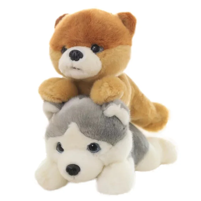 NAIVE BABY 23 Kawaii Puppy плюшевые игрушки имитация Хаски Шиба ину милый прекрасный собака