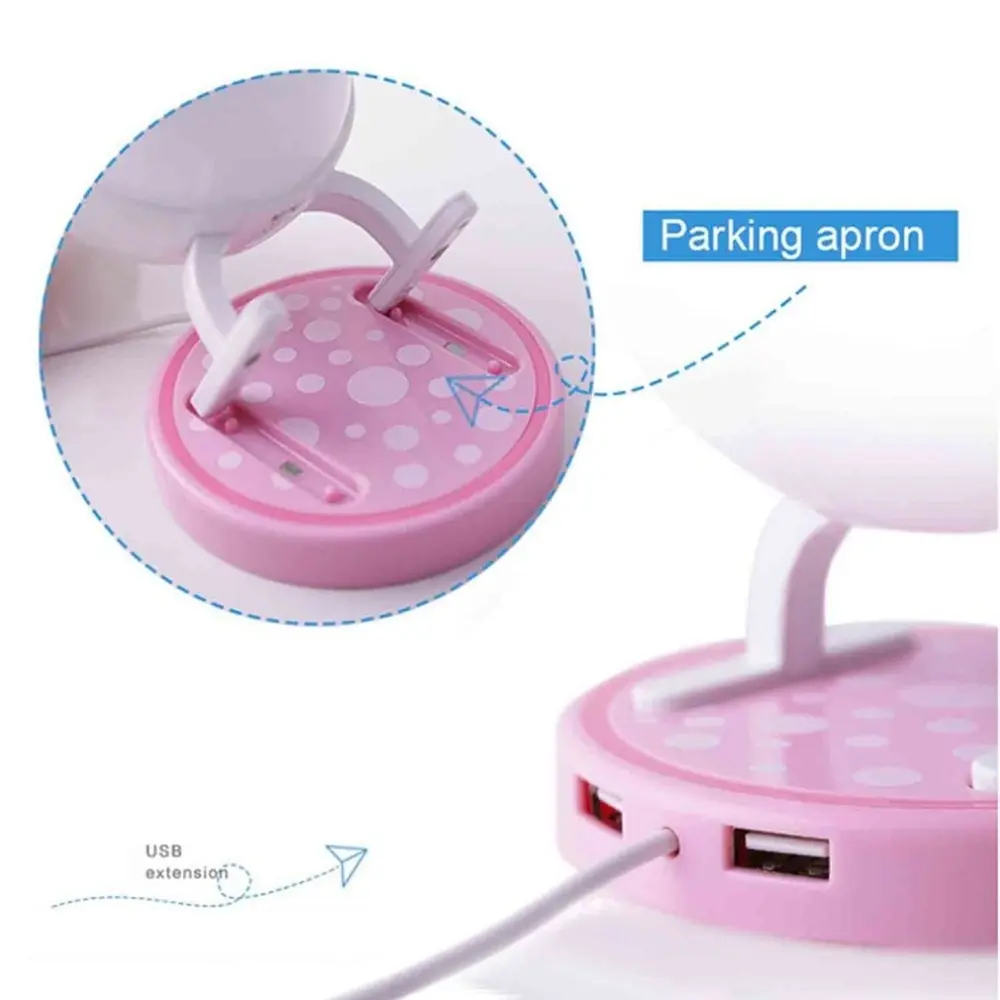 Креативные красочные светодиодный вертолет Ночной светильник зарядка через usb