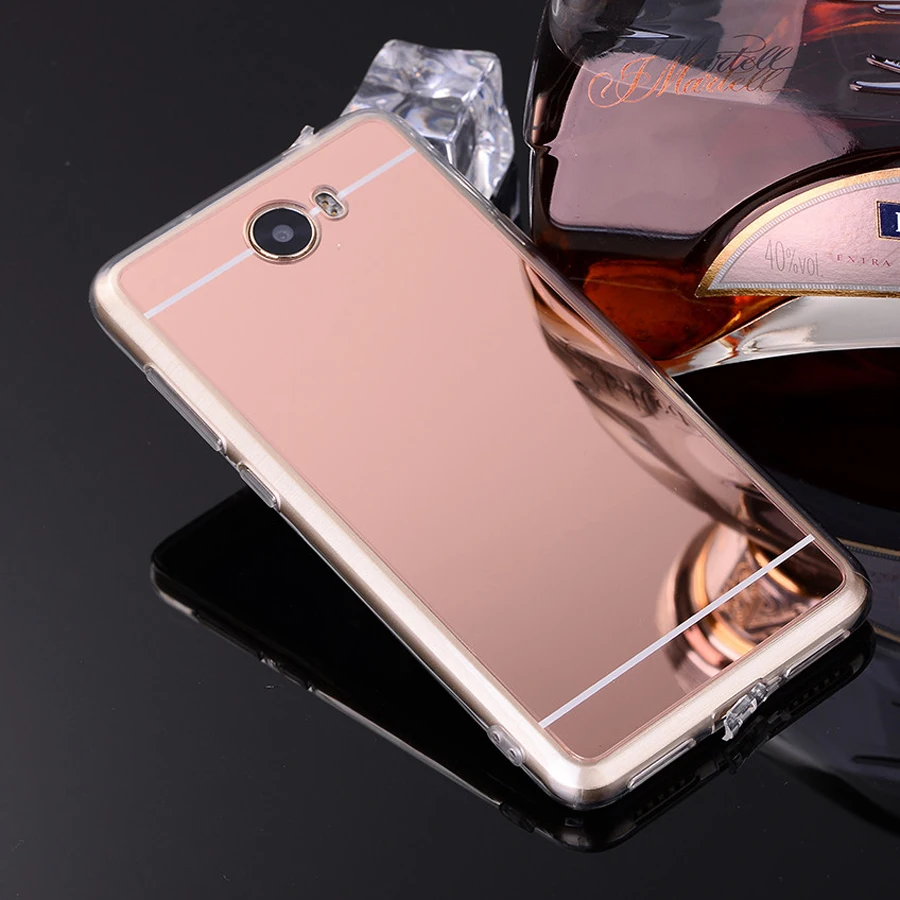 Для huawei Honor 5A чехол с зеркальным покрытием чехол для huawei Honor 5A чехол LYO-L21 Русская версия роскошный силиконовый защитный чехол