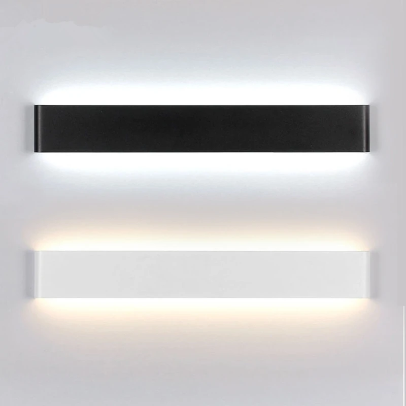 

GZMJ Wonderland Modern Black/White Wall Lamp Led Mirror Light Bathroom Decorative Wall Light Indoor Lighting for Bedroom Stair