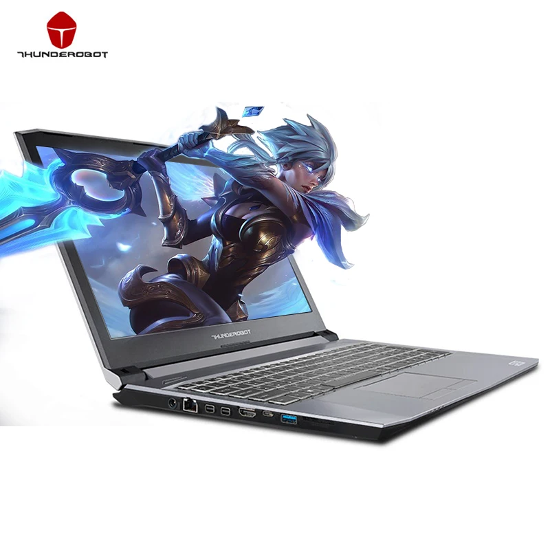 Thunderobot ST плюс Игровые ноутбуки gtx1050 i7 7700hq 15.6 &quot8 ГБ Оперативная память 256 + 1 Т карты
