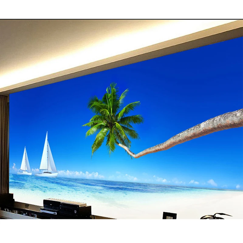 3D обои на заказ DIY для стен брендовые дизайнерские гостиной фэнтези Айленда
