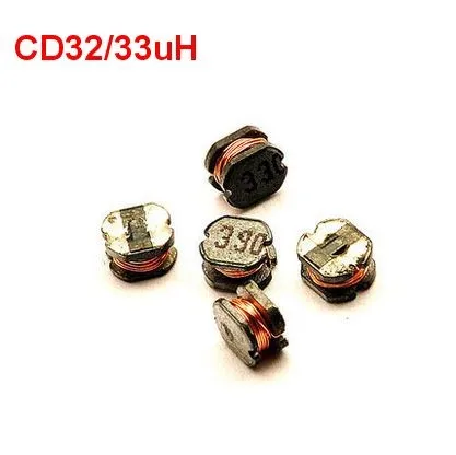 50 шт./лот SMD Мощность индуктор CD32 CD43 CD54 CD75 10uH 22uH 33uH 47uH 100uH 470uH 100 220 330 470 101 471 5mm5. 2x4,5 мм