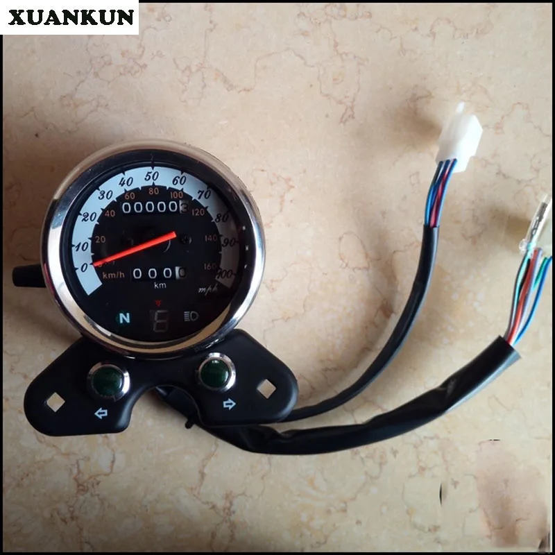 XUANKUN Cafe Racer винтажный мотоцикл GN модифицированный телефон часы со столом |