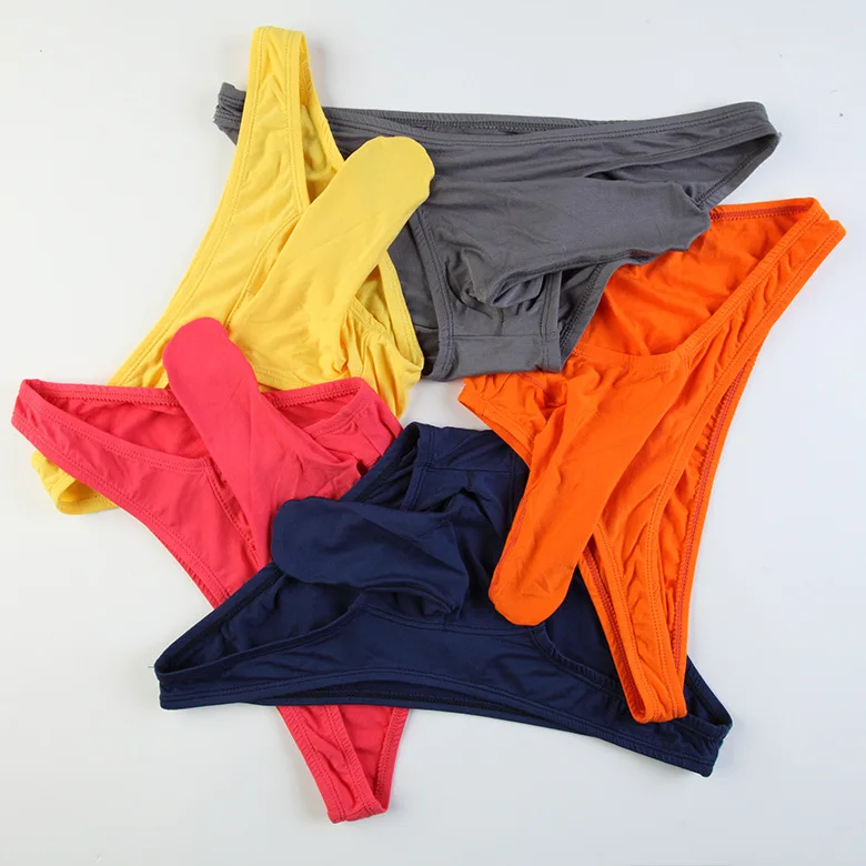 Мужские трусы с мешочком мужские сексуальные из модала Трусы в носу слона Гей