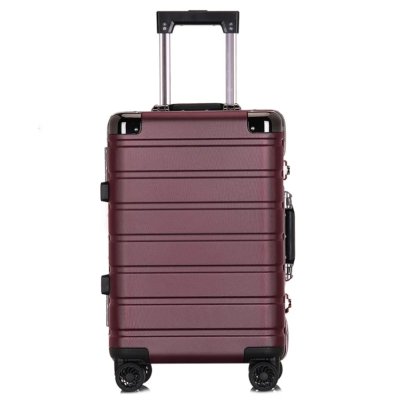 1PCS 2" 24" дюймов, Высококачественная алюминиевая рама+ Корпус из поликарбоната, чехол для чемодана для путешествий, универсальная сумка для путешествий на колесах, чехол на колесиках - Цвет: 1PCS